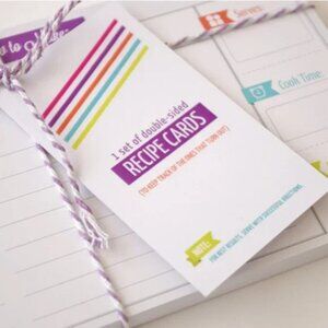 Recipe Cards - set of 20 Bold Modern / Retro design